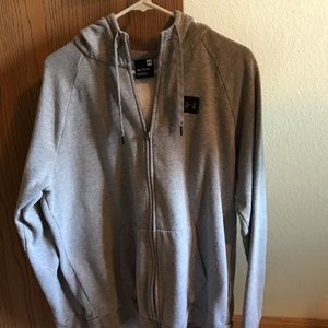 Under armour zip up sweatshirt